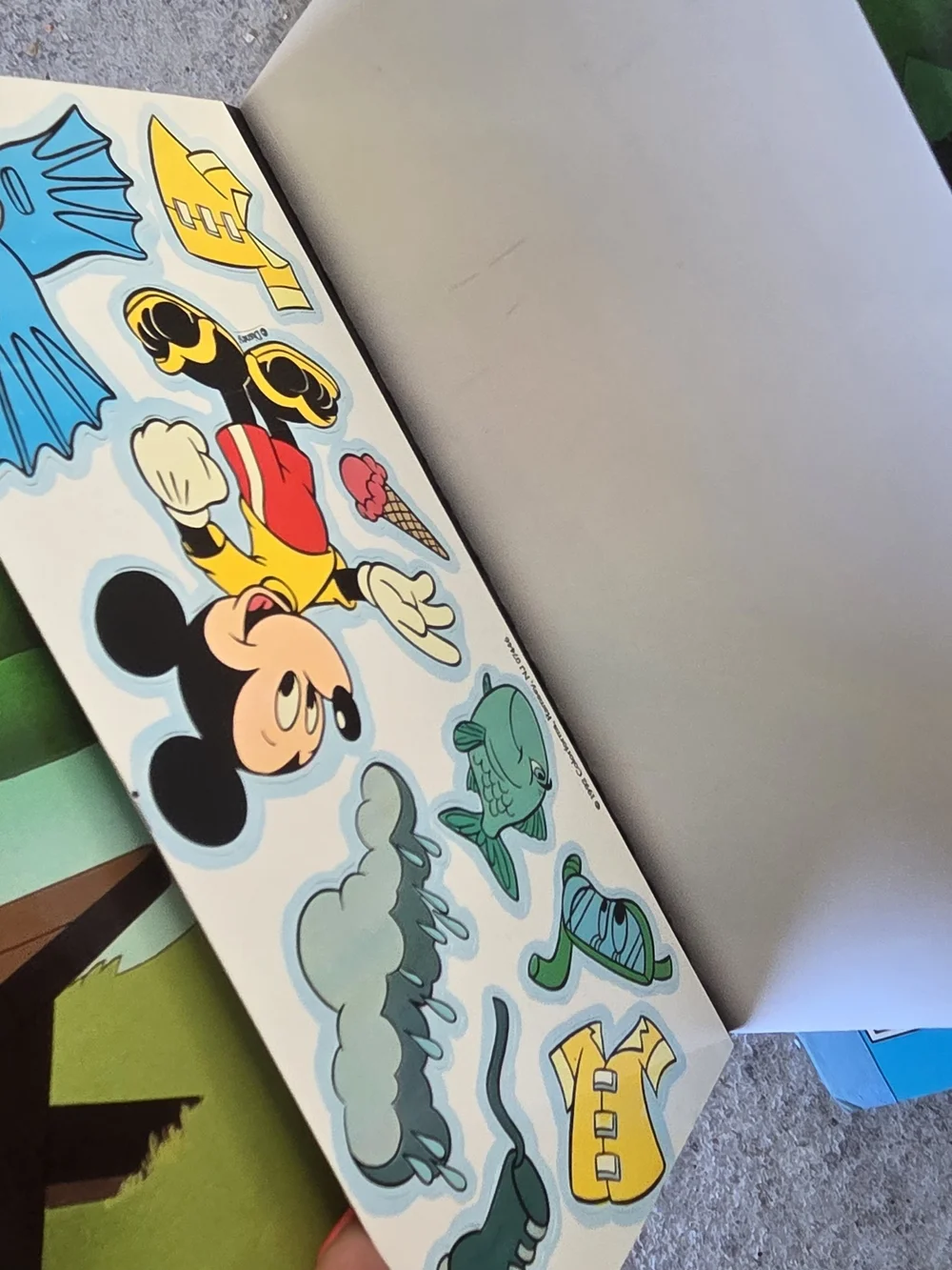 Colorforms Book: 101 Dalmatians  Little Mermaid And Mickey-